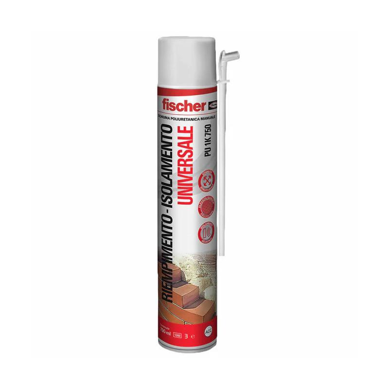 Espuma de poliuretano Fischer 750ml