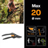 Tijera de podar bypass Fiskars P26