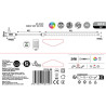 Tira LED 5m 24W IP65 Inspire