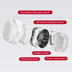Detectores de humo X-Sense XS01 10