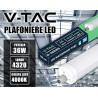 Regleta LED 120cm 36W VTAC