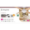 Ventilador de techo Inspire Aveiro 122cm