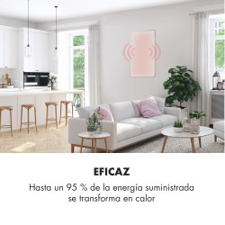 Radiador panel infrarrojo Klarstein Wonderwall 600W